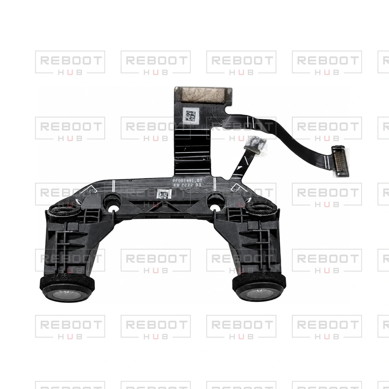 OEM-pulled DJI Mini 3 Pro Front Vision Module with Flexible Flat Cable on white with Reboot Hub watermark overlay