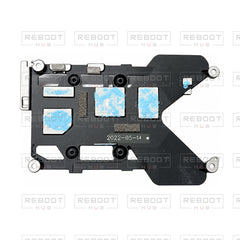 OEM-pulled DJI Mini 3 Pro Heat Sink Bracket on white with Reboot Hub watermark overlay