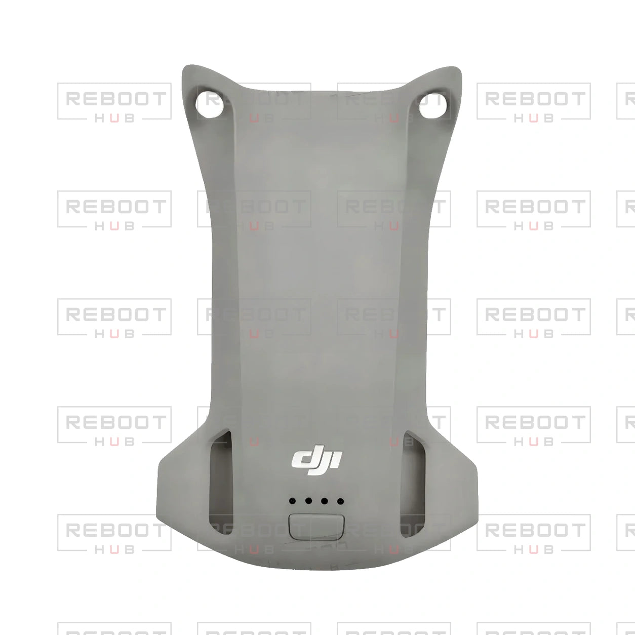 OEM-pulled DJI Mini 3 Pro Upper Shell on white with Reboot Hub watermark overlay