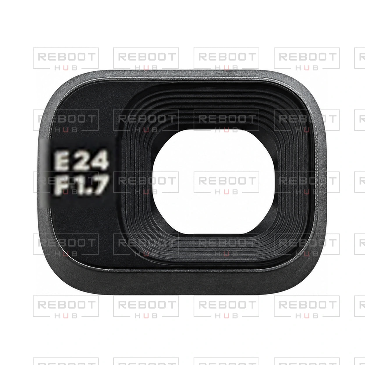 OEM-pulled DJI Mini 3 Pro Camera Lens Frame on white with Reboot Hub watermark overlay