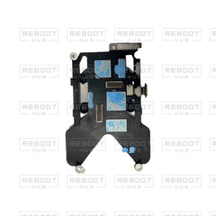 OEM-pulled DJI Mini 3 Pro GPS Module with Heat Sink Bracket on white with Reboot Hub watermark overlay