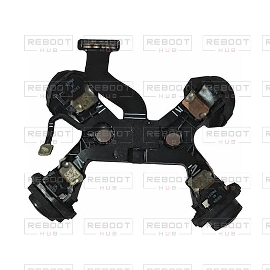 OEM-pulled DJI Mini 4 Pro Front and Rear Vision Module on white with Reboot Hub watermark overlay