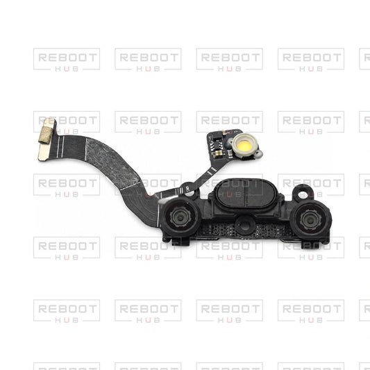 OEM-pulled DJI Mini 4 Pro Downward Vision Module with Flexible Flat Cable on white with Reboot Hub watermark overlay
