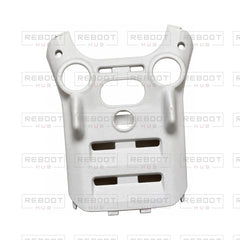 OEM-pulled DJI Mini 4 Pro Bottom Shell on white with Reboot Hub watermark overlay