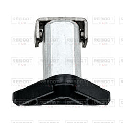 OEM-pulled DJI Mini 4 Pro Front Arm Rotation Axis Right on white with Reboot Hub watermark overlay