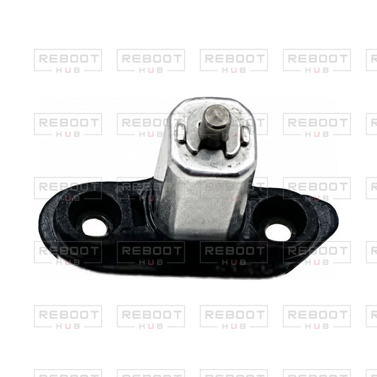 OEM-pulled DJI Mini 4 Pro Rear Arm Rotation Axis Right on white with Reboot Hub watermark overlay