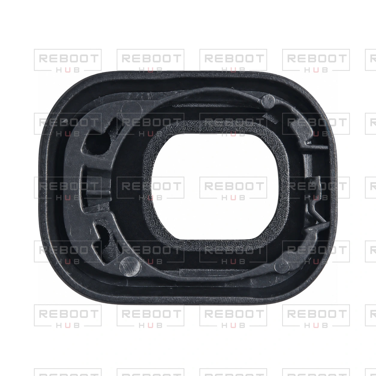 OEM-pulled DJI Mini 4 Pro Gimbal UV Lens Frame on white with Reboot Hub watermark overlay