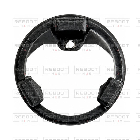OEM-pulled DJI Mini 3 Pro Gimbal Pitch Motor Rear Cover on white with Reboot Hub watermark overlay