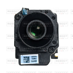 OEM-pulled DJI Mini 4 Pro Camera Lens Core Module on white with Reboot Hub watermark overlay