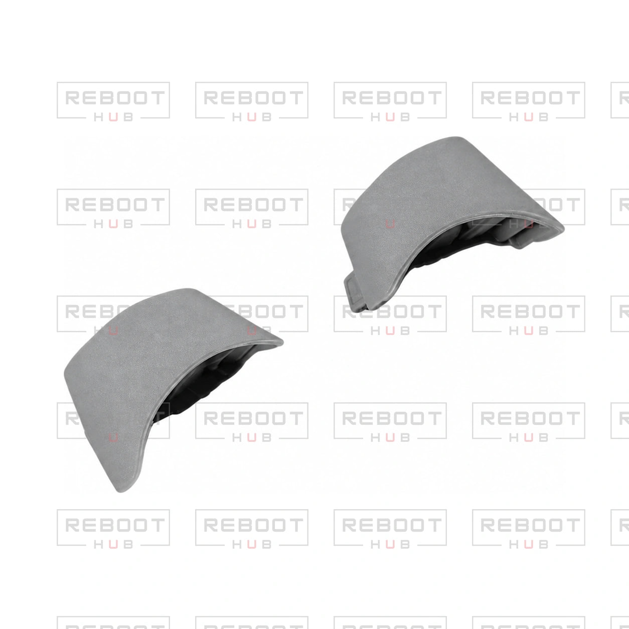 OEM-pulled DJI Mini 4 Pro Arm Antenna Cover (Pair) on white with Reboot Hub watermark overlay