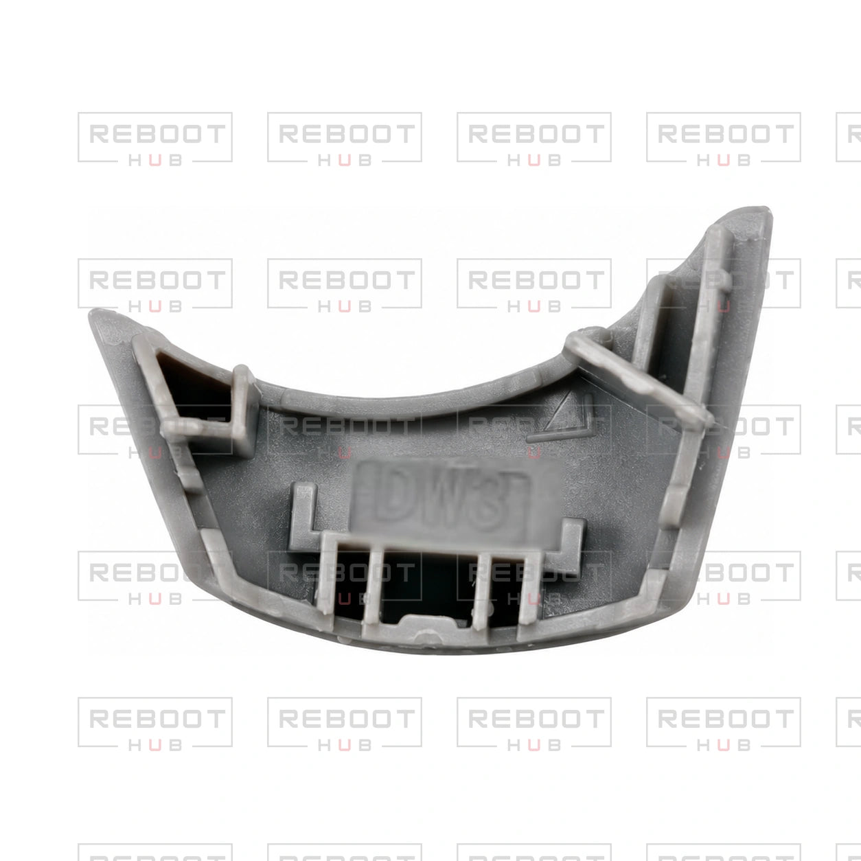 OEM-pulled DJI Mini 4 Pro Arm Antenna Cover (Pair) on white with Reboot Hub watermark overlay