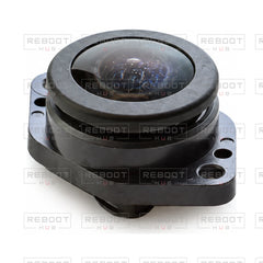 OEM-pulled DJI Mini 4 Pro Vision Lens Glass with Housing on white with Reboot Hub watermark overlay