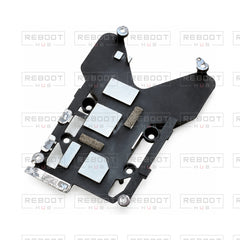 OEM-pulled DJI Mini 3 Pro Heat Sink Plate on white with Reboot Hub watermark overlay