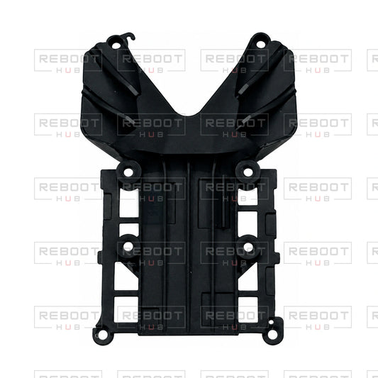 OEM-pulled DJI Mini 4 Pro Heat Sink Plate on white with Reboot Hub watermark overlay