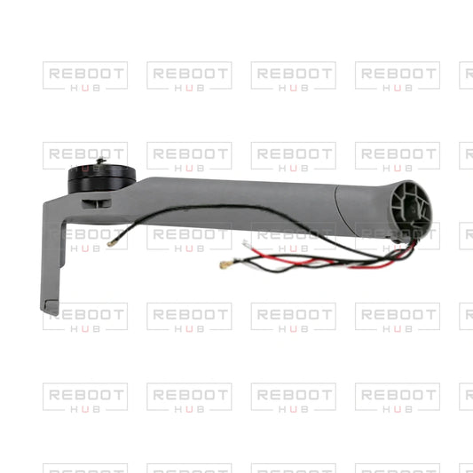 OEM-pulled DJI Mini 5 Pro Front Arm Right on white with Reboot Hub watermark overlay