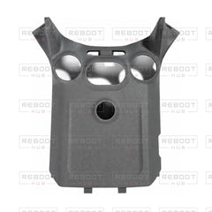 OEM-pulled DJI Mini 5 Pro Bottom Shell, second genuine view on white with Reboot Hub watermark overlay