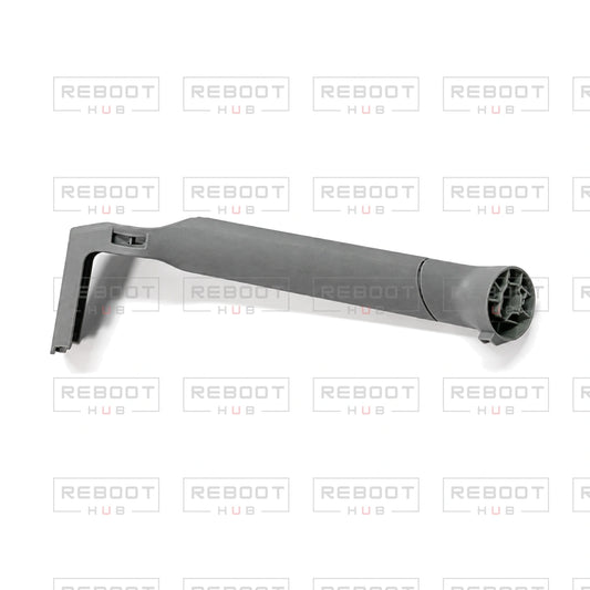 OEM-pulled DJI Mini 5 Pro Front Arm Shell Right on white with Reboot Hub watermark overlay