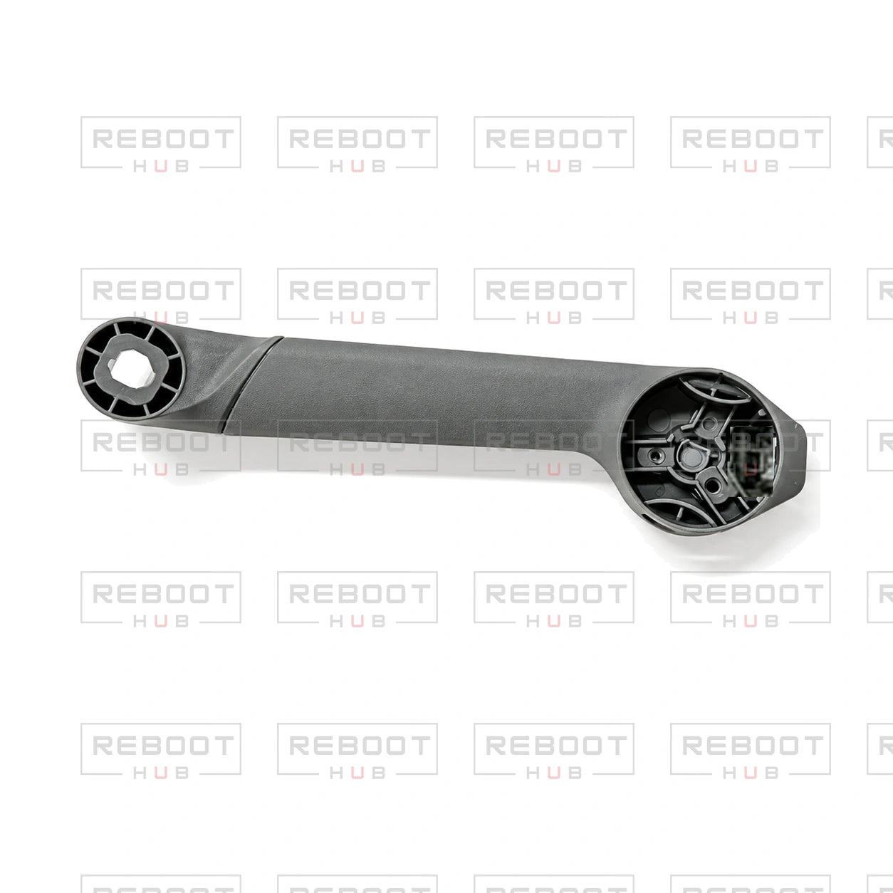 OEM-pulled DJI Mini 5 Pro Rear Arm Shell Right on white with Reboot Hub watermark overlay