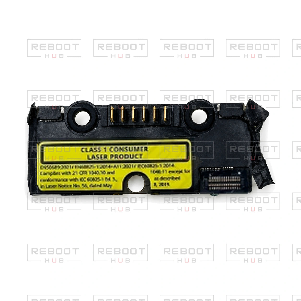 OEM-pulled DJI Mini 5 Pro ESC Board on white with Reboot Hub watermark overlay