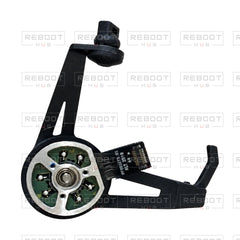 OEM-pulled DJI Mini 5 Pro Gimbal Pitch Motor on white with Reboot Hub watermark overlay