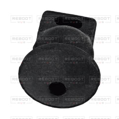 OEM-pulled DJI Mini 5 Pro Gimbal Rubber Damper on white with Reboot Hub watermark overlay