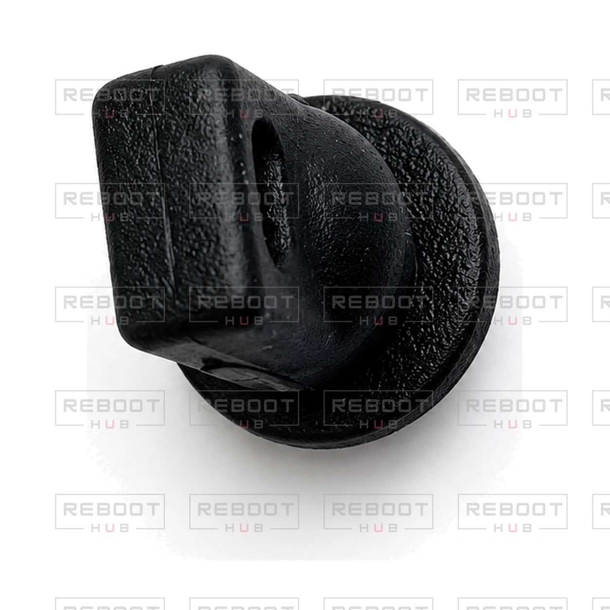 OEM-pulled DJI Mini 5 Pro Gimbal Rubber Damper on white with Reboot Hub watermark overlay