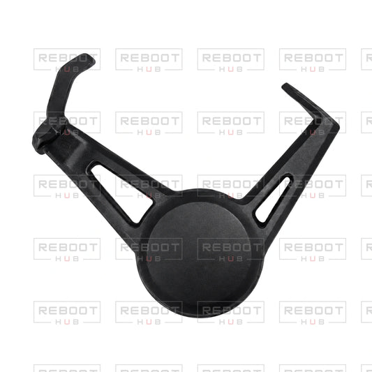 OEM-pulled DJI Mini 5 Pro Gimbal Pitch Motor Bracket on white with Reboot Hub watermark overlay