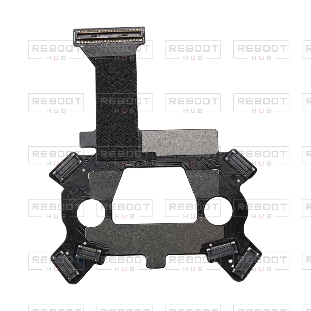 OEM-pulled DJI Mini 5 Pro Front Vision Flexible Flat Cable on white with Reboot Hub watermark overlay