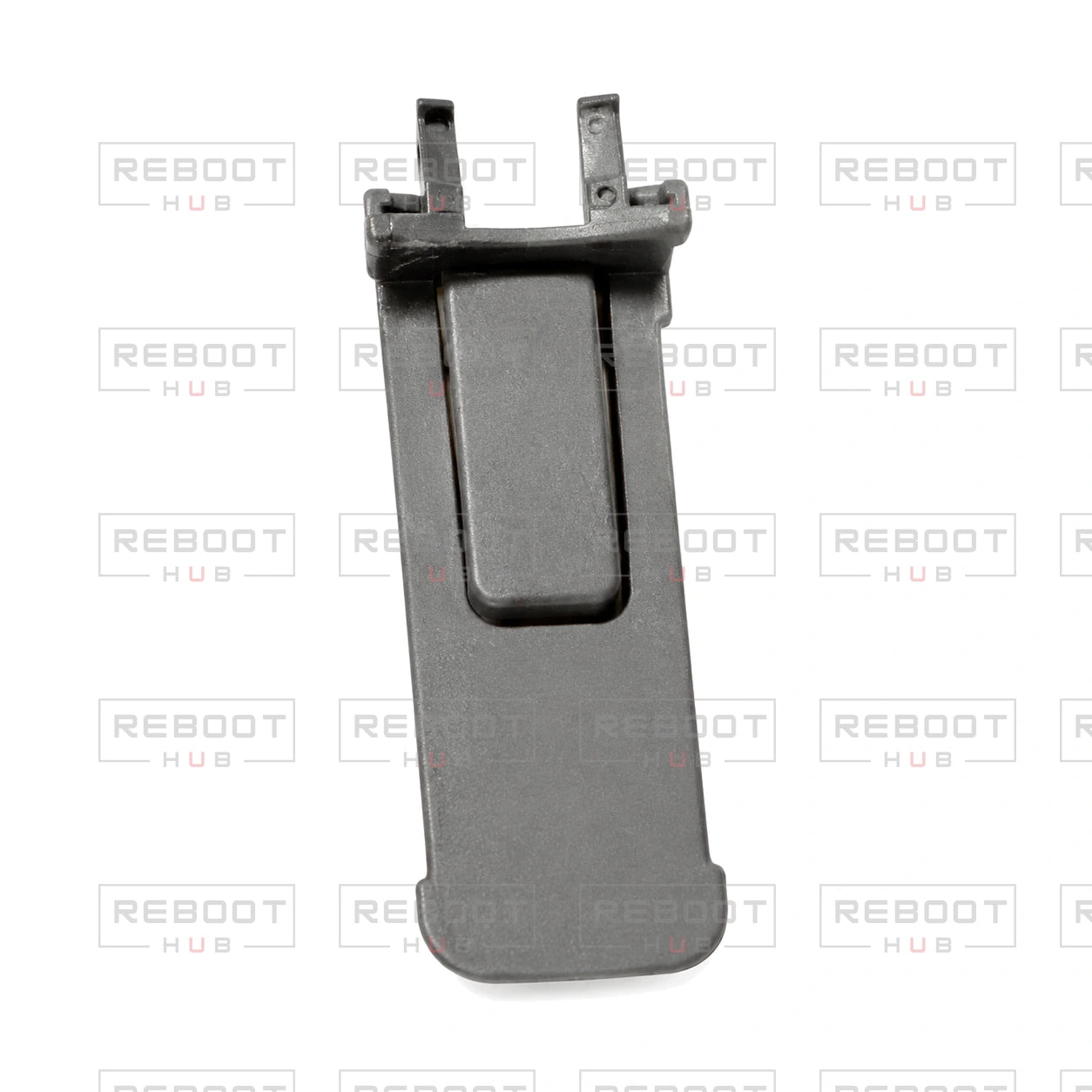OEM-pulled DJI Mini 5 Pro Front Landing Gear Side Cover on white with Reboot Hub watermark overlay