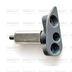 OEM-pulled DJI Mini 5 Pro Rear Arm Rotation Axis Right on white with Reboot Hub watermark overlay