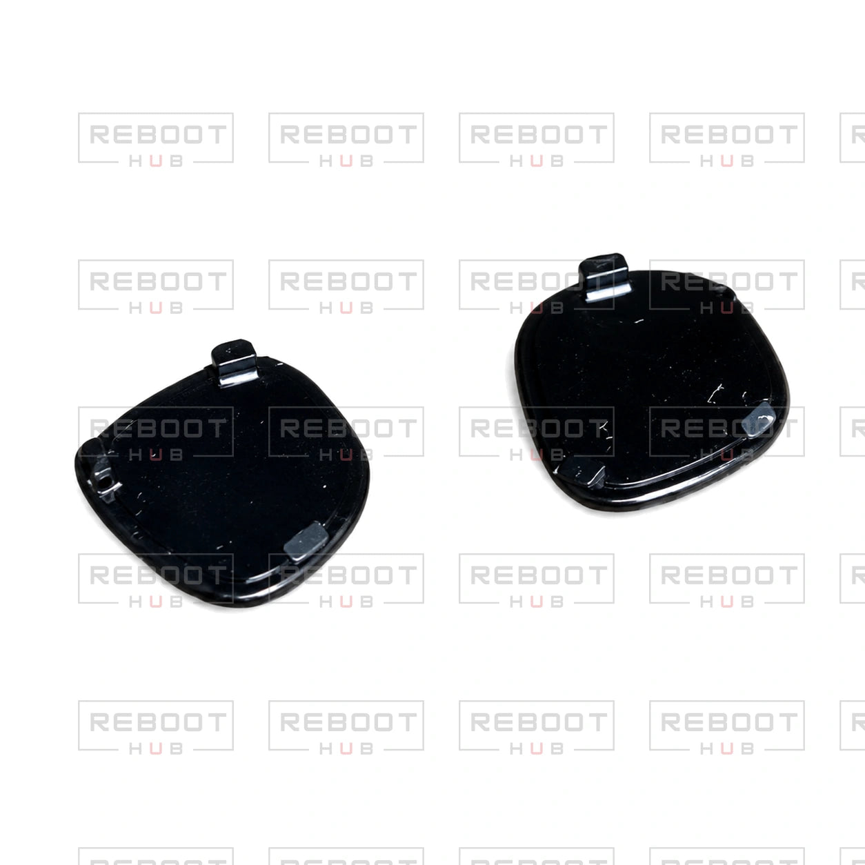 OEM-pulled DJI Mini 5 Pro LiDAR Cover (Pair) on white with Reboot Hub watermark overlay