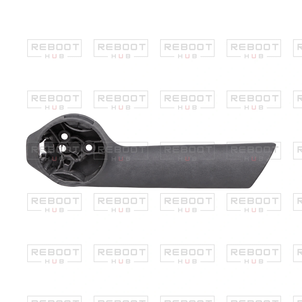 OEM-pulled DJI Mini 5 Pro Rear Arm Rear Section Shell Right on white with Reboot Hub watermark overlay