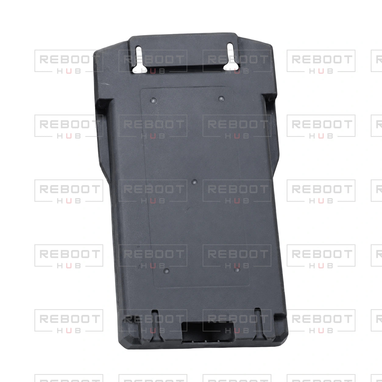 OEM-pulled DJI Mini 5 Pro Battery Cover on white with Reboot Hub watermark overlay