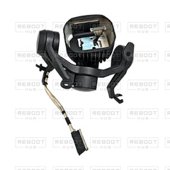 OEM-pulled DJI Mini 5 Pro Gimbal Axis Arm Assembly on white with Reboot Hub watermark overlay