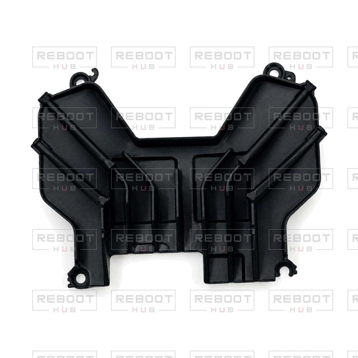 OEM-pulled DJI Mini 5 Pro Heat Sink on white with Reboot Hub watermark overlay