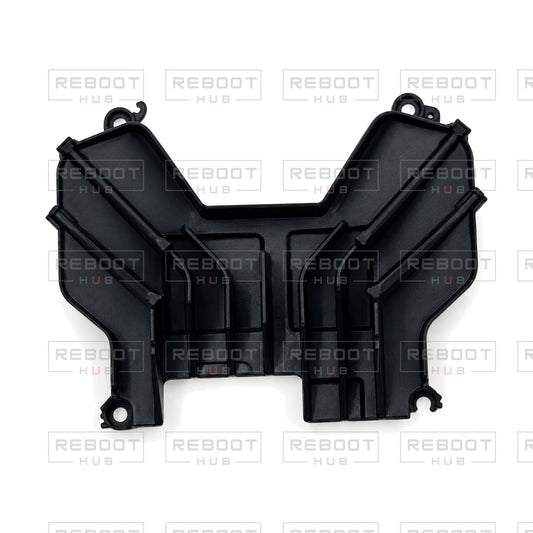 OEM-pulled DJI Mini 5 Pro Heat Sink on white with Reboot Hub watermark overlay