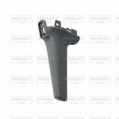 OEM-pulled DJI Air 3 Front Landing Gear Left on white with Reboot Hub watermark overlay — view 4