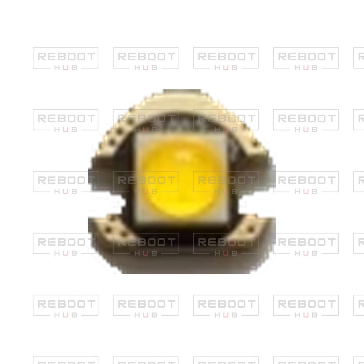 OEM-pulled DJI Mavic Air 2 Lower Cover Auxiliary Light on white with Reboot Hub watermark overlay — source view 4