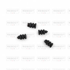 OEM-pulled DJI Air 2S Gimbal Rubber Damper on white with Reboot Hub watermark overlay — source view 1