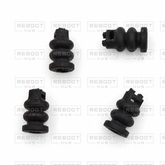 OEM-pulled DJI Air 2S Gimbal Rubber Damper on white with Reboot Hub watermark overlay — source view 3