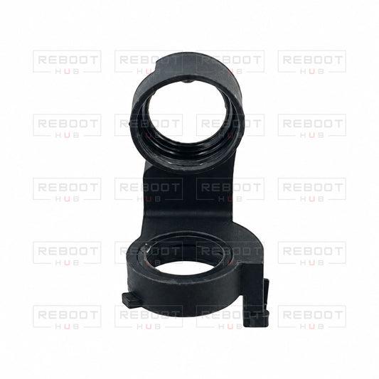 OEM-pulled DJI Mavic Mini Gimbal Axis Arm Lower Bracket on white with Reboot Hub watermark overlay — view 1