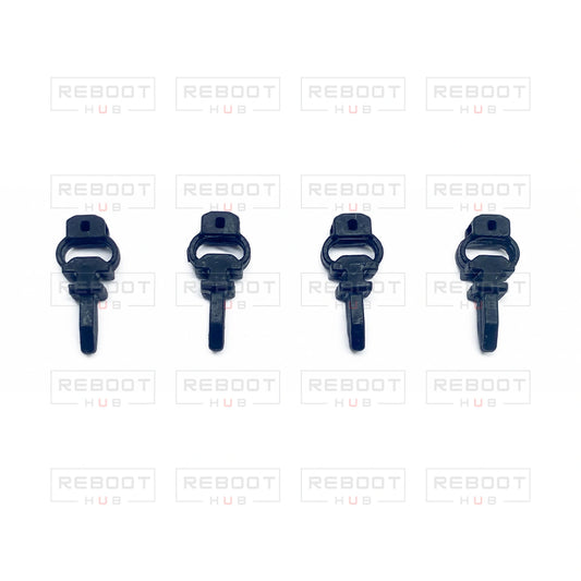 OEM-pulled DJI Mini 2 Gimbal Rubber Damper Set (4 Pieces) on white with Reboot Hub watermark overlay — view 1
