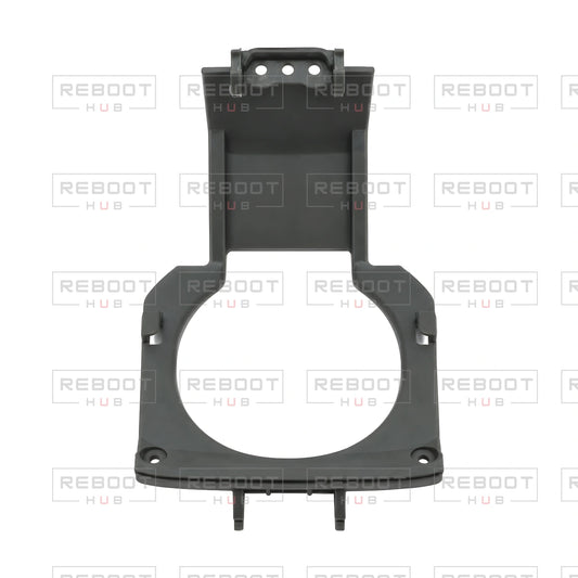 OEM-pulled DJI Mavic 2 Pro / Mavic 2 Zoom Upper Gimbal Damper Bracket – shared repair part on white with Reboot Hub watermark overlay