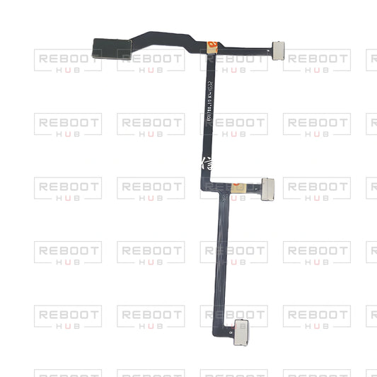 OEM-pulled DJI Mavic Pro Gimbal Flexible Flat Cable, photographed view 23, on white with Reboot Hub watermark overlay