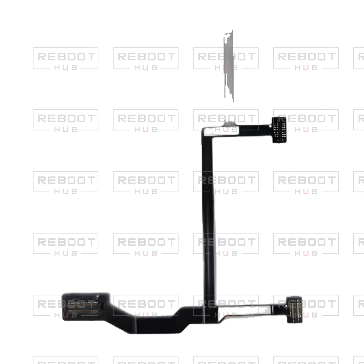 OEM-pulled DJI Mavic Pro Gimbal Flexible Flat Cable, photographed view 26, on white with Reboot Hub watermark overlay