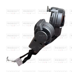 OEM-pulled DJI Mavic Pro / Mavic Pro Platinum Gimbal Arm Assembly, photographed view 29, on white with Reboot Hub watermark overlay