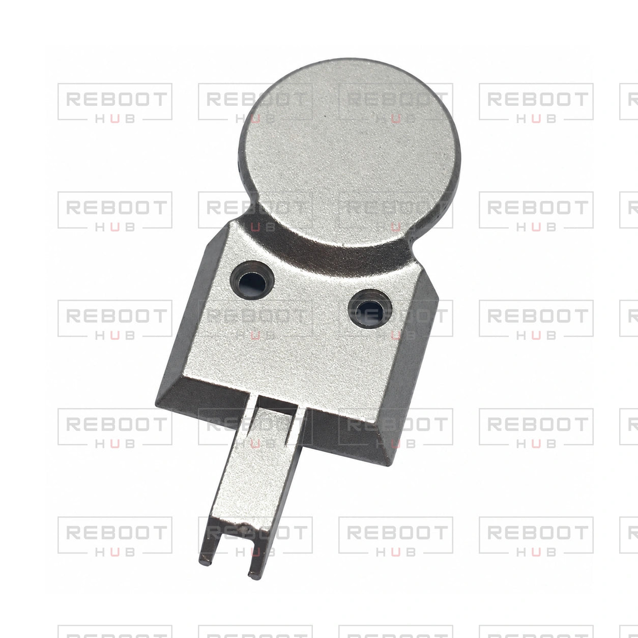 OEM-pulled DJI Mavic Pro / Mavic Pro Platinum Gimbal Axis Arm Rear Cover, photographed view 43, on white with Reboot Hub watermark overlay