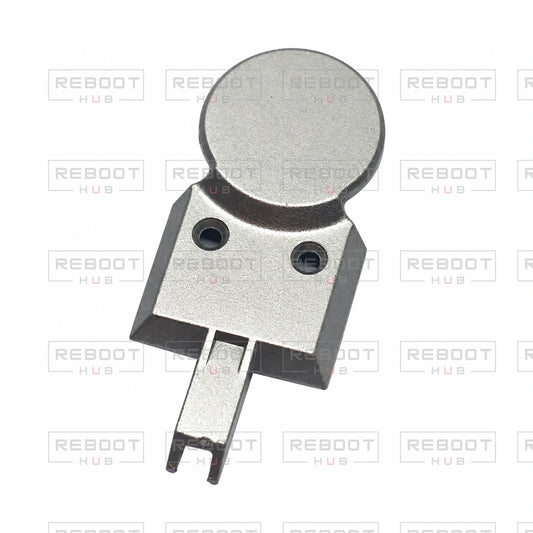 OEM-pulled DJI Mavic Pro / Mavic Pro Platinum Gimbal Axis Arm Rear Cover, photographed view 43, on white with Reboot Hub watermark overlay