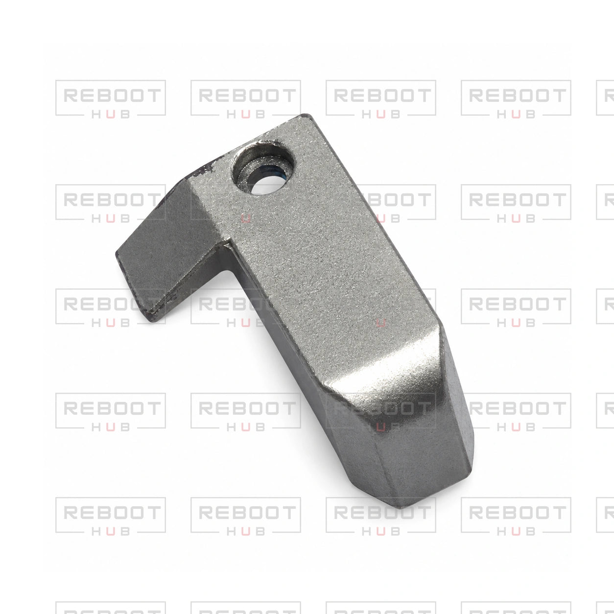 OEM-pulled DJI Mavic Pro / Mavic Pro Platinum Gimbal Axis Arm Bottom Cover, photographed view 44, on white with Reboot Hub watermark overlay