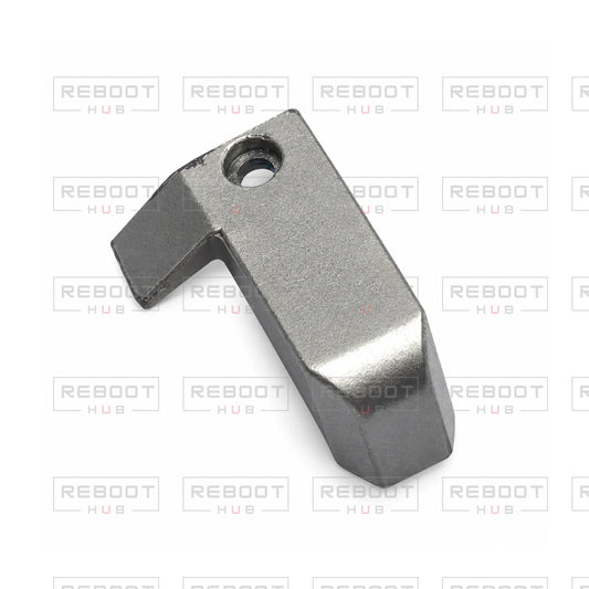 OEM-pulled DJI Mavic Pro / Mavic Pro Platinum Gimbal Axis Arm Bottom Cover, photographed view 44, on white with Reboot Hub watermark overlay